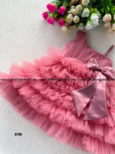 Load image into Gallery viewer, BT700 Blossom Blush: Rosette Ruffle Dress