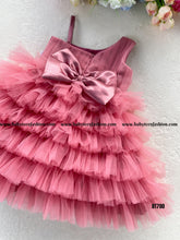 Load image into Gallery viewer, BT700 Blossom Blush: Rosette Ruffle Dress