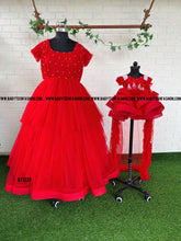 Load image into Gallery viewer, BT1226M Scarlet Spark - Radiant Red Mom & Tot Ensemble