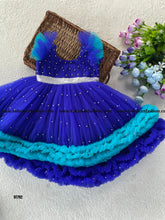 Load image into Gallery viewer, BT702 Sapphire Serenade Party Gown – Mesmerizing Moments Await