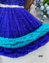 Load image into Gallery viewer, BT702 Sapphire Serenade Party Gown – Mesmerizing Moments Await
