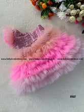 Load image into Gallery viewer, BT637 Sparkling Blush Tulle Dress – Twinkle in Pink Delight