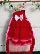 Load image into Gallery viewer, BT1227 Crimson Cheer Festive Frock