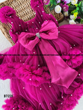 Load image into Gallery viewer, BT1228 Radiant Fuchsia Party Frock – Where Dreams Bloom
