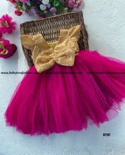 Load image into Gallery viewer, BT707 Enchanted Golden Glam Party Frock
