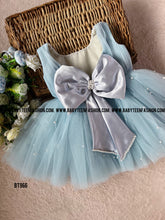Load image into Gallery viewer, BT966 Powder Blue Pearl Dress – Whispers of Elegance