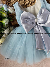 Load image into Gallery viewer, BT966 Powder Blue Pearl Dress – Whispers of Elegance