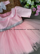 Load image into Gallery viewer, BT710 Sparkling Blush Princess Dress with Matching Headband
