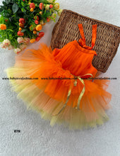 Load image into Gallery viewer, BT714 Sunset Cascade – Vibrant Party Frock for Little Charms