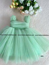 Load image into Gallery viewer, BT719 Mint Grace Gown - Whispers of Elegance for Your Little Darling!