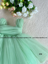 Load image into Gallery viewer, BT719 Mint Grace Gown - Whispers of Elegance for Your Little Darling!