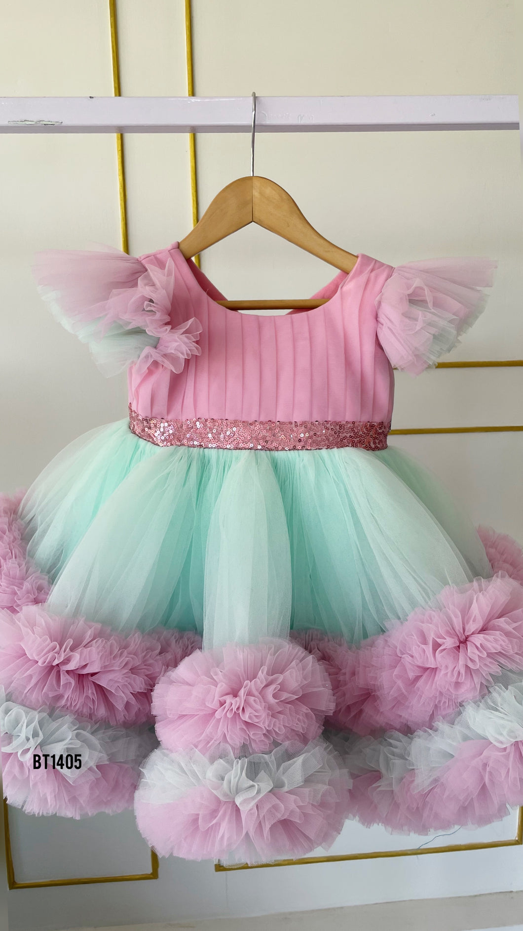 BT1405 Candyfloss Dream Dress - Twirl into the Party in Pastel Perfection!