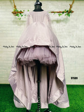 Load image into Gallery viewer, BT589 Lavender Dream Cape Gown – Whimsical Elegance for Little Darlings