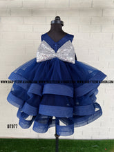 Load image into Gallery viewer, BT977 Bouncy Applique Luxury Partywear Frock