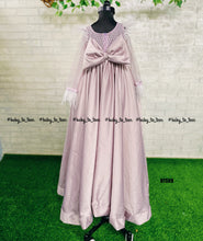 Load image into Gallery viewer, BT589 Lavender Dream Cape Gown – Whimsical Elegance for Little Darlings