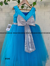 Load image into Gallery viewer, BT1246 Ocean Sparkle Dress – A Wave of Elegance for Little Angels