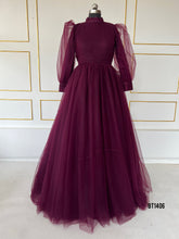 Load image into Gallery viewer, BT1406MB Bordeaux Elegance - Sophisticated Mother & Baby Gala Gowns