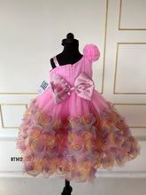 Load image into Gallery viewer, BT1412 Blossoming Blush – Baby's Blooming Party Frock