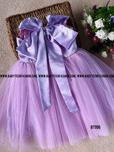 Load image into Gallery viewer, BT996 Lavender Whisper Gown – Soft Elegance for Little Celebrations