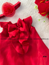 Load image into Gallery viewer, BT744 Cherish Red: Elegant Party Dress for Little Angels