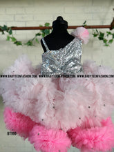 Load image into Gallery viewer, BT999 Sparkle &amp; Swirl: A Baby&#39;s Dream Dress
