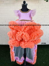Load image into Gallery viewer, BT1280 Sunset Ruffle Fantasy Gown – A Burst of Joy