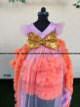 Load image into Gallery viewer, BT1280 Sunset Ruffle Fantasy Gown – A Burst of Joy