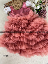 Load image into Gallery viewer, BT1010 Blushing Rose Gala Gown - A Cascade of Elegance