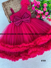 Load image into Gallery viewer, BT1011 Ruby Ruffles - Chic Celebration Dress