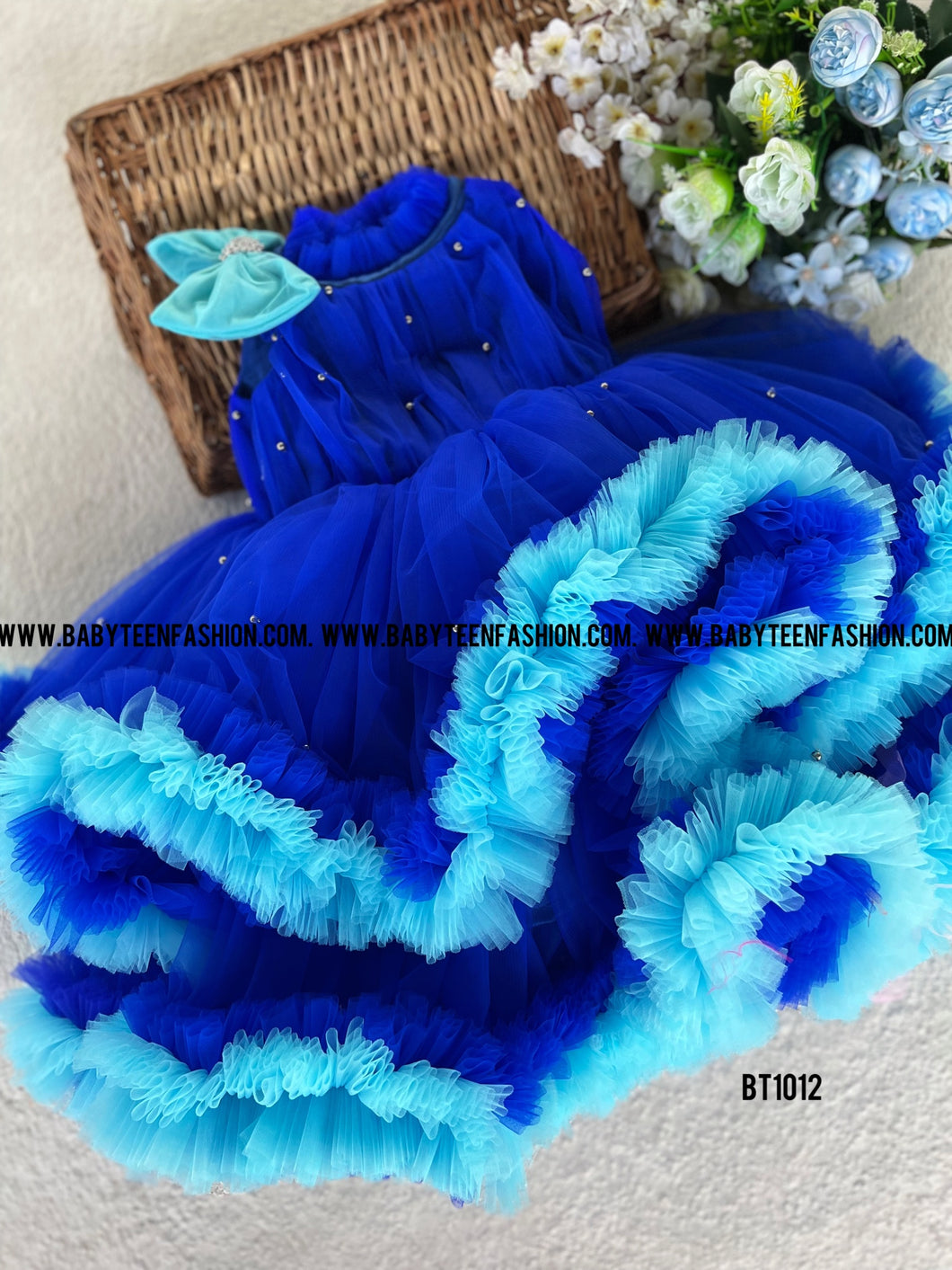 BT1012 Ocean Whirl Party Dress