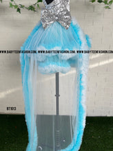 Load image into Gallery viewer, BT1013 Ice Queen Sparkle Gown - Let Her Shine Like Frozen Royalty