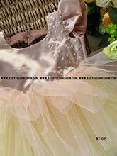 Load image into Gallery viewer, BT1015 Pearl-Dusted Blush Party Gown