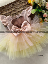 Load image into Gallery viewer, BT1015 Pearl-Dusted Blush Party Gown