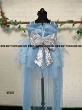 Load image into Gallery viewer, BT1025 Sky Whisper: Angelic Blue Gown for Little Celestials