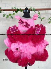 Load image into Gallery viewer, BT1028 Sparkling Pink Butterfly Gown – Let Imagination Take Flight