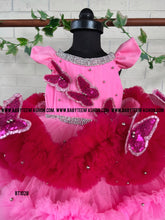 Load image into Gallery viewer, BT1028 Sparkling Pink Butterfly Gown – Let Imagination Take Flight