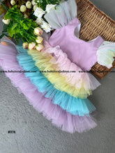 Load image into Gallery viewer, BT774 Pastel Parade Charm: Whimsical Dress for Petite Fashionistas