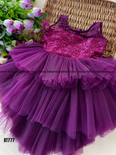 Load image into Gallery viewer, BT777 Sparkling Plum Princess Dress