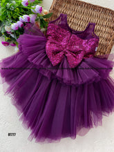 Load image into Gallery viewer, BT777 Sparkling Plum Princess Dress