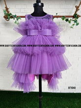Load image into Gallery viewer, BT1048 Lavender Dream - Elegant Party Frock for Little Ones