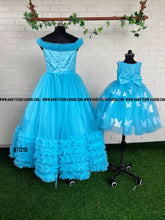 Load image into Gallery viewer, BT1256M Sky Blue Enchantment - Mom & Babe Fairy Tale Frocks