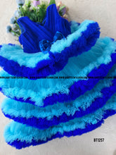 Load image into Gallery viewer, BT1257 Oceanic Ombre Ruffle Dress – Dive into Delight