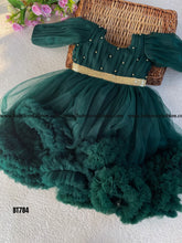 Load image into Gallery viewer, BT784 Emerald Elegance: Baby Gala Gown