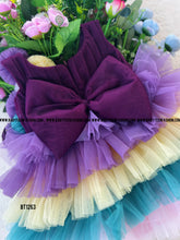 Load image into Gallery viewer, BT1063 Flower Theme Multicolour Frock