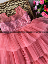 Load image into Gallery viewer, BT1071 Coral Blossom Festive Frock