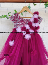 Load image into Gallery viewer, BT1073 Fuchsia Fantasy Party Dress - Blossoms of Joy