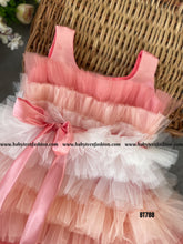 Load image into Gallery viewer, BT788 Pink Princess Party Frock - Enchanting Layers for Your Little Star