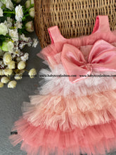 Load image into Gallery viewer, BT788 Pink Princess Party Frock - Enchanting Layers for Your Little Star
