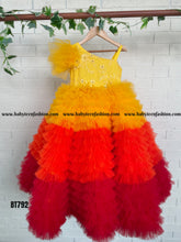 Load image into Gallery viewer, BT792 Sunset Glow Party Gown - Brighten the Room with Every Giggle