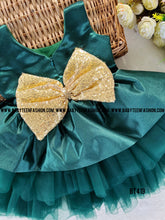 Load image into Gallery viewer, BT419 Emerald Elegance Festive Dress for Joyful Occasions